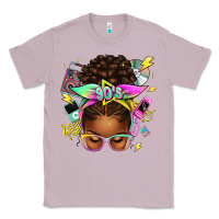 Lilac 90s afro messy bun Classic Tee - texasbilliewilder