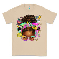 Mushroom 90s afro messy bun Classic Tee - texasbilliewilder