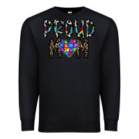 Black proud mom Premium Sweatshirt - CowhideDigitalArt