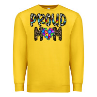 Lemon proud mom Premium Sweatshirt - CowhideDigitalArt