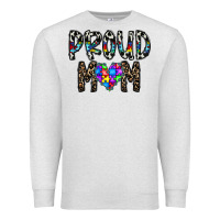 Oatmeal Heather proud mom Premium Sweatshirt - CowhideDigitalArt