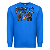 True Royal proud mom Premium Sweatshirt - CowhideDigitalArt