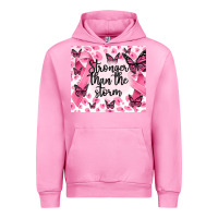 Fuchsia Pink stronger than the storm Urban Hoodie - MaliasSmallBusiness