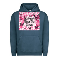 Pigment Midnight Navy stronger than the storm Urban Hoodie - MaliasSmallBusiness