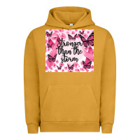 Pigment Peanut Butter stronger than the storm Urban Hoodie - MaliasSmallBusiness