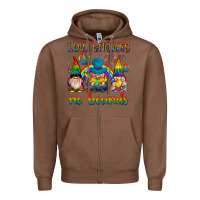 Chestnut pride gnomies Zipper Hoodie - texasbilliewilder