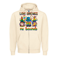 Sandshell pride gnomies Zipper Hoodie - texasbilliewilder