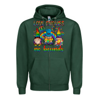 Sports Green pride gnomies Zipper Hoodie - texasbilliewilder