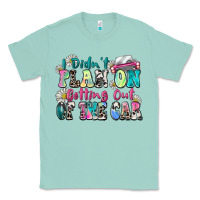 Seafoam i didn't plan on getting out of the car Classic Tee - Zillion Design Studio