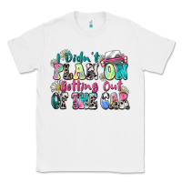 White i didn't plan on getting out of the car Classic Tee - Zillion Design Studio