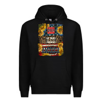 Black Western God Bless America Premium Hoodie - LillyAllenDesigns