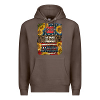 Coffee Western God Bless America Premium Hoodie - LillyAllenDesigns