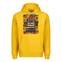 Lemon Western God Bless America Premium Hoodie - LillyAllenDesigns