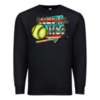 Black softball life Premium Sweatshirt - CowhideDigitalArt