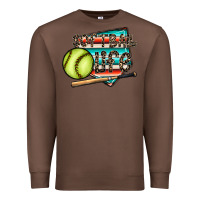 Chestnut softball life Premium Sweatshirt - CowhideDigitalArt