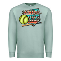 Seafoam softball life Premium Sweatshirt - CowhideDigitalArt