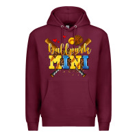 Burgundy ballpark mini Premium Hoodie - AdoDesignShop