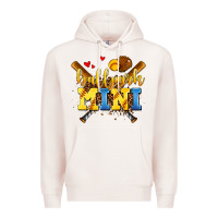 Pale Pink ballpark mini Premium Hoodie - AdoDesignShop
