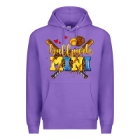 Purple ballpark mini Premium Hoodie - AdoDesignShop