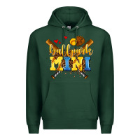 Sports Green ballpark mini Premium Hoodie - AdoDesignShop