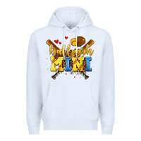 White ballpark mini Premium Hoodie - AdoDesignShop