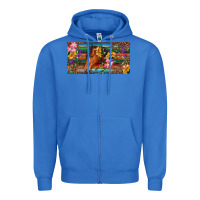 True Royal Brown horse with flowers and leopard Zipper Hoodie - RanaPortraitStore