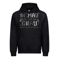 Black in may we wear gray brain cancer awareness Urban Hoodie - MaliasSmallBusiness