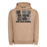Pigment Burro in may we wear gray brain cancer awareness Urban Hoodie - MaliasSmallBusiness
