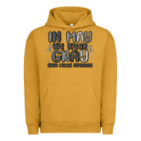 Pigment Peanut Butter in may we wear gray brain cancer awareness Urban Hoodie - MaliasSmallBusiness