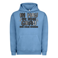 Pigment Pebble Blue in may we wear gray brain cancer awareness Urban Hoodie - MaliasSmallBusiness