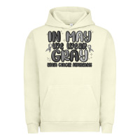 Pigment Pistachio in may we wear gray brain cancer awareness Urban Hoodie - MaliasSmallBusiness