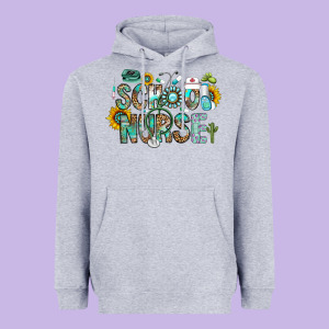 School Nurse Heavyweight Hoodie Designed By Cowhidedigitalart