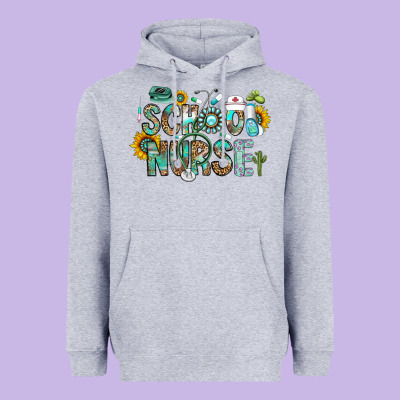 School Nurse Heavyweight Hoodie Designed By Cowhidedigitalart