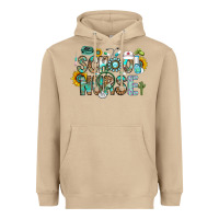 Mushroom school nurse Heavyweight Hoodie - CowhideDigitalArt