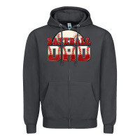 Smoke baseball dad Zipper Hoodie - Zillion Design Studio