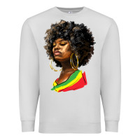 Dove Grey juneteenth black women Premium Sweatshirt - HRA Design Shop