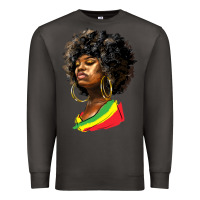 Smoke juneteenth black women Premium Sweatshirt - HRA Design Shop