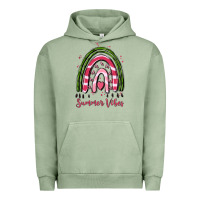 Pigment Oil Green summer vibes Urban Hoodie - MaliasSmallBusiness