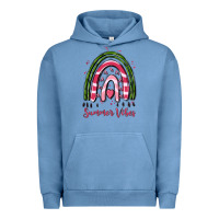 Pigment Pebble Blue summer vibes Urban Hoodie - MaliasSmallBusiness