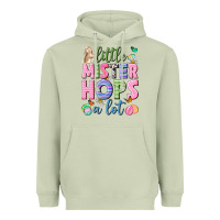 Matcha Little mister hops a lot Easter Heavyweight Hoodie - Neo Western