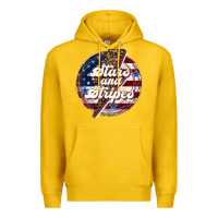 Lemon Western Stars and Stripes Premium Hoodie - LillyAllenDesigns