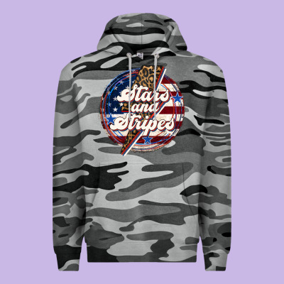 Western Stars And Stripes Premium Hoodie Designed By Lillyallendesigns