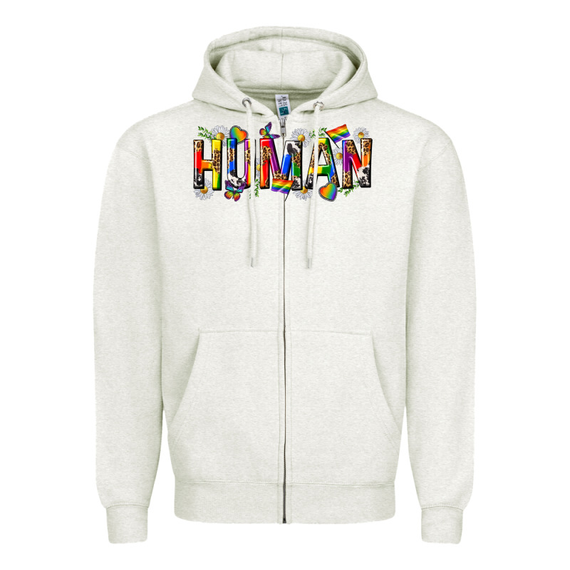 Pride Human Zipper Hoodie by texasbilliewilder | Teevron