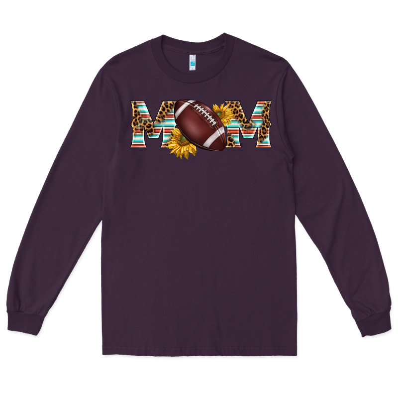 American Football Mom Long Sleeve Tee by BarkalooDesign | Teevron