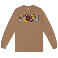 Toasted Coconut american football mom Long Sleeve Tee - BarkalooDesign