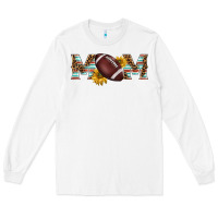 White american football mom Long Sleeve Tee - BarkalooDesign