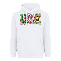White Love Easter gnome Easter Day Heavyweight Hoodie - CowGirlArtShop
