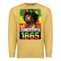 Antique Gold juneteenth 1865 black freedom Premium Sweatshirt - HRA Design Shop