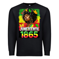 Black juneteenth 1865 black freedom Premium Sweatshirt - HRA Design Shop