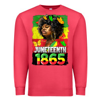 Cardinal juneteenth 1865 black freedom Premium Sweatshirt - HRA Design Shop